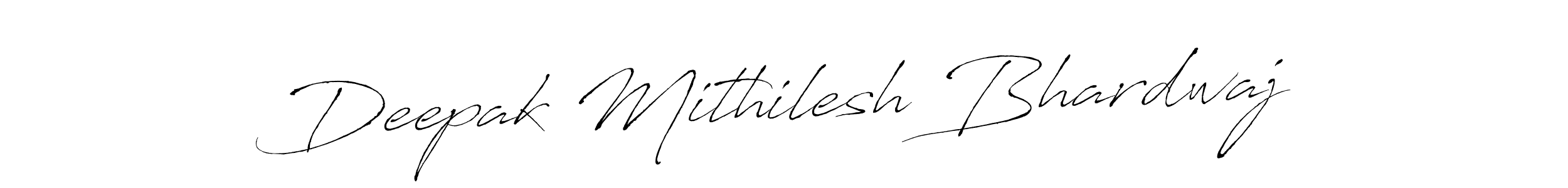 This is the best signature style for the Deepak Mithilesh Bhardwaj name. Also you like these signature font (Antro_Vectra). Mix name signature. Deepak Mithilesh Bhardwaj signature style 6 images and pictures png