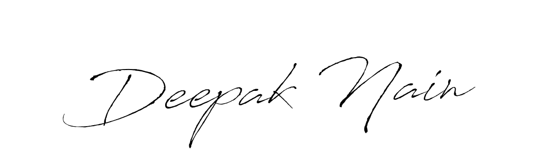 The best way (Antro_Vectra) to make a short signature is to pick only two or three words in your name. The name Deepak Nain include a total of six letters. For converting this name. Deepak Nain signature style 6 images and pictures png
