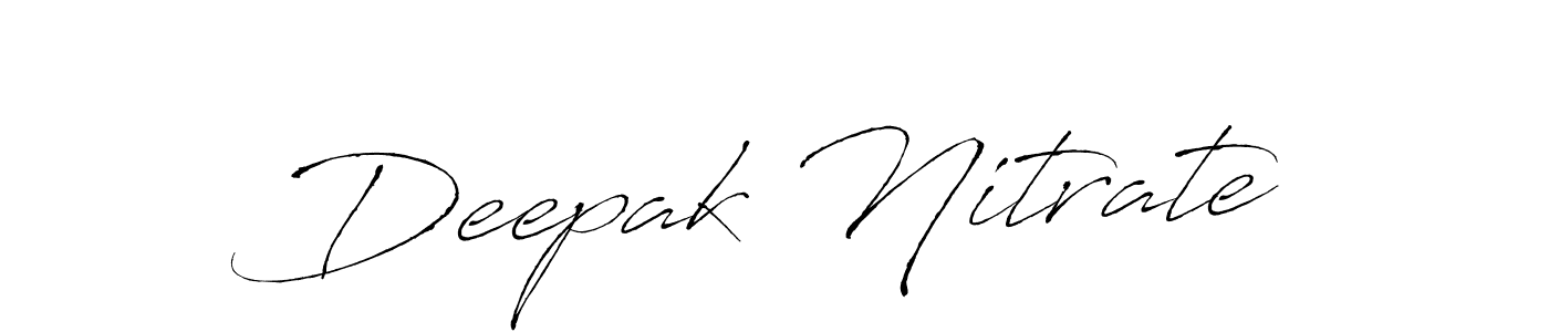 Deepak Nitrate stylish signature style. Best Handwritten Sign (Antro_Vectra) for my name. Handwritten Signature Collection Ideas for my name Deepak Nitrate. Deepak Nitrate signature style 6 images and pictures png