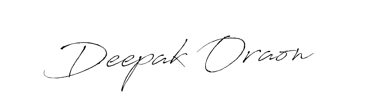 Design your own signature with our free online signature maker. With this signature software, you can create a handwritten (Antro_Vectra) signature for name Deepak Oraon. Deepak Oraon signature style 6 images and pictures png