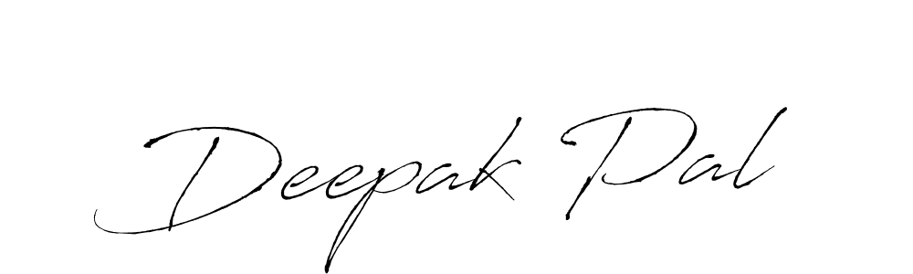 How to make Deepak Pal name signature. Use Antro_Vectra style for creating short signs online. This is the latest handwritten sign. Deepak Pal signature style 6 images and pictures png