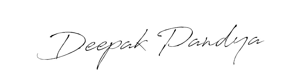 Similarly Antro_Vectra is the best handwritten signature design. Signature creator online .You can use it as an online autograph creator for name Deepak Pandya. Deepak Pandya signature style 6 images and pictures png