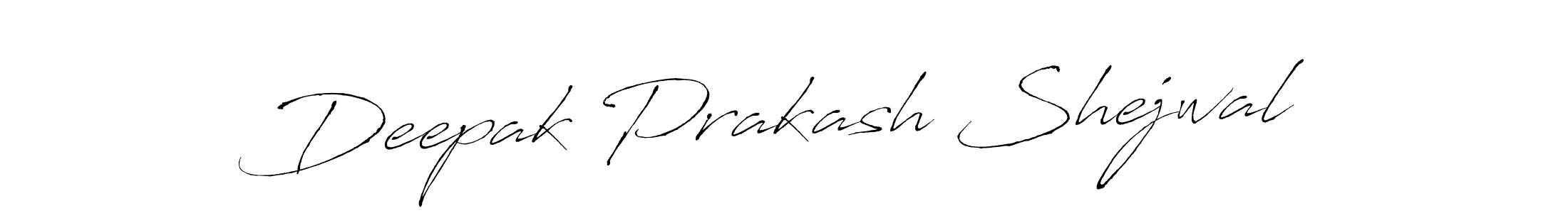 Deepak Prakash Shejwal stylish signature style. Best Handwritten Sign (Antro_Vectra) for my name. Handwritten Signature Collection Ideas for my name Deepak Prakash Shejwal. Deepak Prakash Shejwal signature style 6 images and pictures png