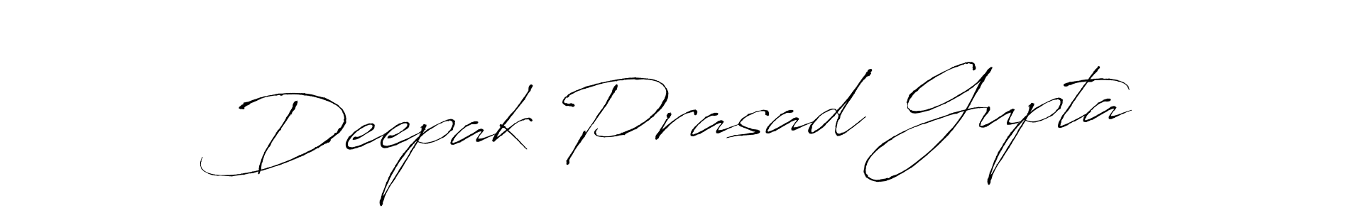 Make a short Deepak Prasad Gupta signature style. Manage your documents anywhere anytime using Antro_Vectra. Create and add eSignatures, submit forms, share and send files easily. Deepak Prasad Gupta signature style 6 images and pictures png