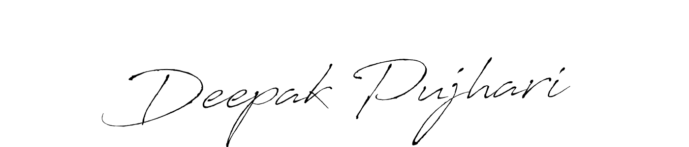 How to Draw Deepak Pujhari signature style? Antro_Vectra is a latest design signature styles for name Deepak Pujhari. Deepak Pujhari signature style 6 images and pictures png