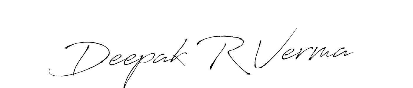 Use a signature maker to create a handwritten signature online. With this signature software, you can design (Antro_Vectra) your own signature for name Deepak R Verma. Deepak R Verma signature style 6 images and pictures png