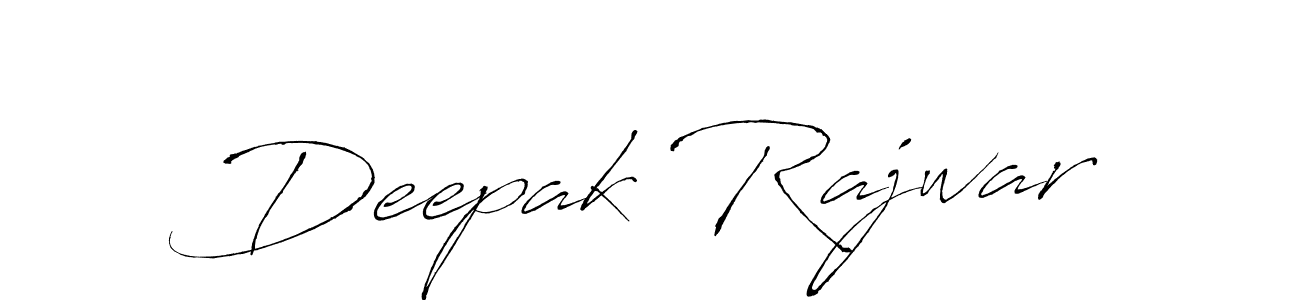 It looks lik you need a new signature style for name Deepak Rajwar. Design unique handwritten (Antro_Vectra) signature with our free signature maker in just a few clicks. Deepak Rajwar signature style 6 images and pictures png