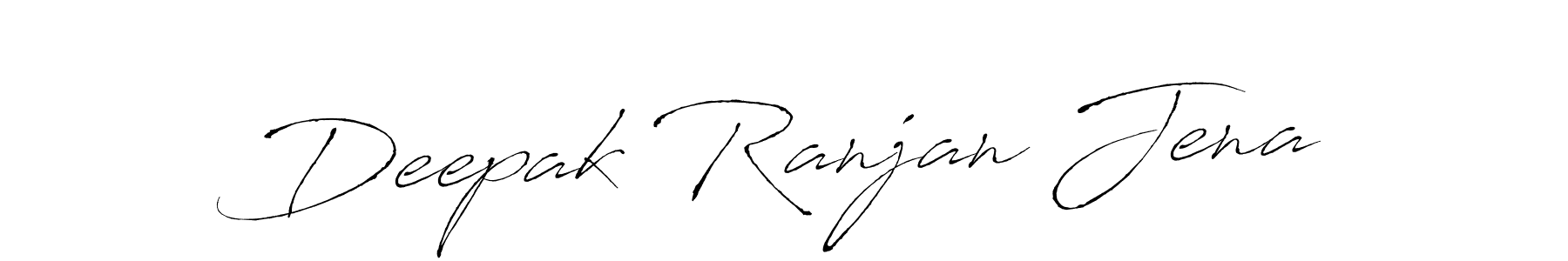 How to make Deepak Ranjan Jena name signature. Use Antro_Vectra style for creating short signs online. This is the latest handwritten sign. Deepak Ranjan Jena signature style 6 images and pictures png