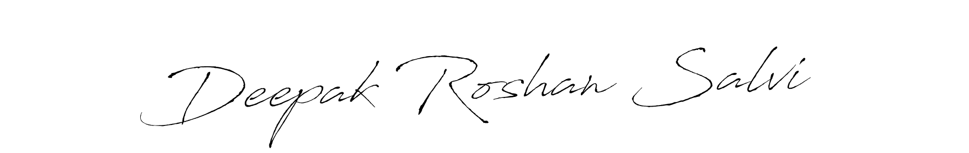 Similarly Antro_Vectra is the best handwritten signature design. Signature creator online .You can use it as an online autograph creator for name Deepak Roshan Salvi. Deepak Roshan Salvi signature style 6 images and pictures png