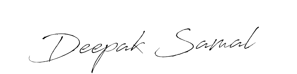 How to make Deepak Samal signature? Antro_Vectra is a professional autograph style. Create handwritten signature for Deepak Samal name. Deepak Samal signature style 6 images and pictures png