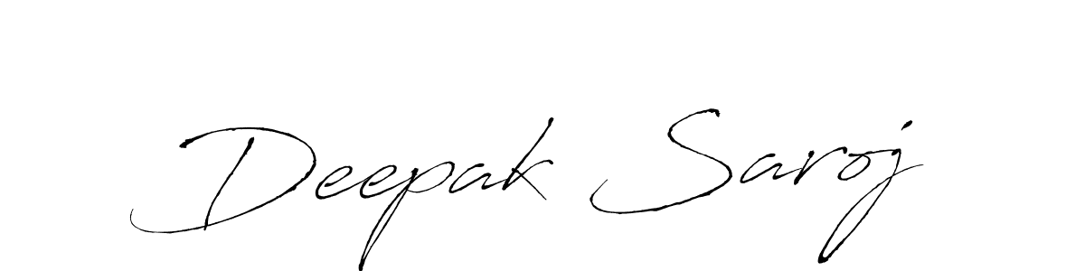 Deepak Saroj stylish signature style. Best Handwritten Sign (Antro_Vectra) for my name. Handwritten Signature Collection Ideas for my name Deepak Saroj. Deepak Saroj signature style 6 images and pictures png