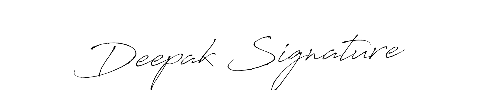Antro_Vectra is a professional signature style that is perfect for those who want to add a touch of class to their signature. It is also a great choice for those who want to make their signature more unique. Get Deepak Signature name to fancy signature for free. Deepak Signature signature style 6 images and pictures png