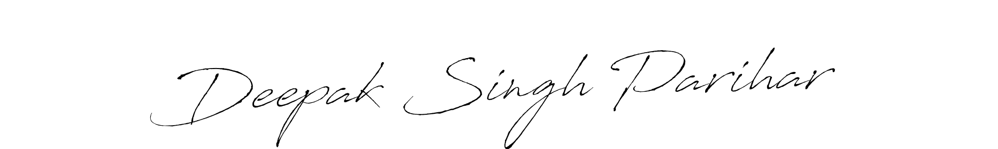 How to make Deepak Singh Parihar signature? Antro_Vectra is a professional autograph style. Create handwritten signature for Deepak Singh Parihar name. Deepak Singh Parihar signature style 6 images and pictures png