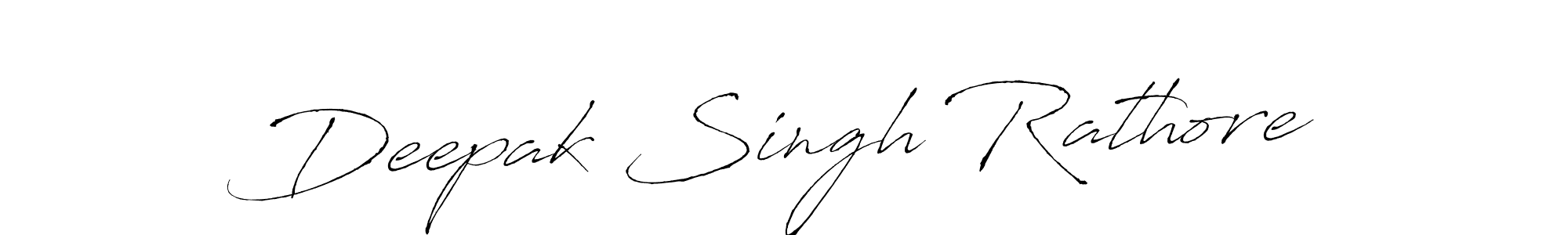 Design your own signature with our free online signature maker. With this signature software, you can create a handwritten (Antro_Vectra) signature for name Deepak Singh Rathore. Deepak Singh Rathore signature style 6 images and pictures png
