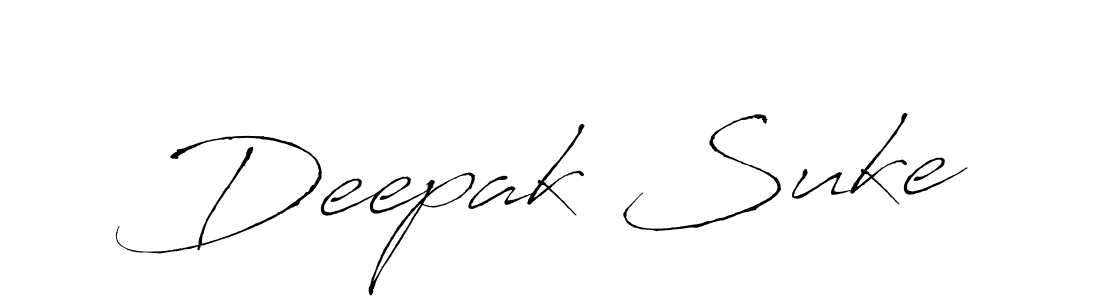 Also we have Deepak Suke name is the best signature style. Create professional handwritten signature collection using Antro_Vectra autograph style. Deepak Suke signature style 6 images and pictures png