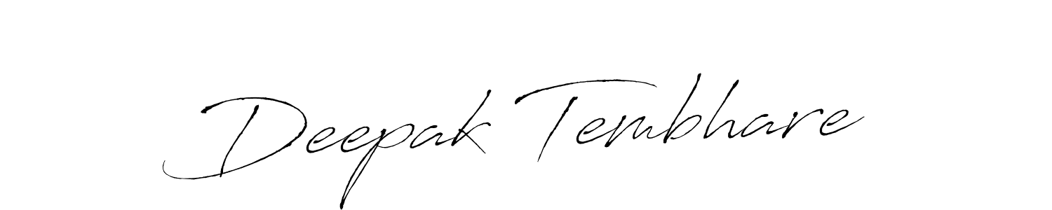 Make a beautiful signature design for name Deepak Tembhare. Use this online signature maker to create a handwritten signature for free. Deepak Tembhare signature style 6 images and pictures png