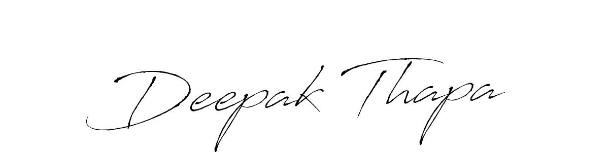 Also we have Deepak Thapa name is the best signature style. Create professional handwritten signature collection using Antro_Vectra autograph style. Deepak Thapa signature style 6 images and pictures png