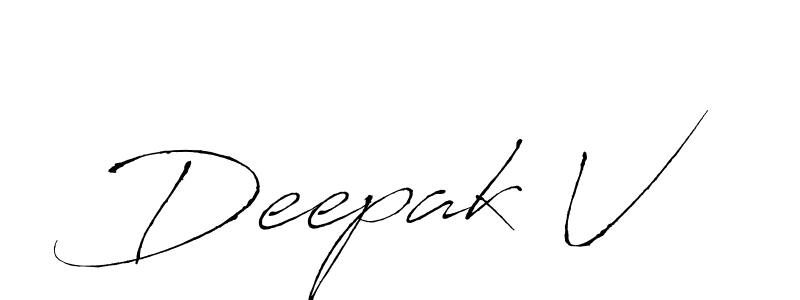 Once you've used our free online signature maker to create your best signature Antro_Vectra style, it's time to enjoy all of the benefits that Deepak V name signing documents. Deepak V signature style 6 images and pictures png