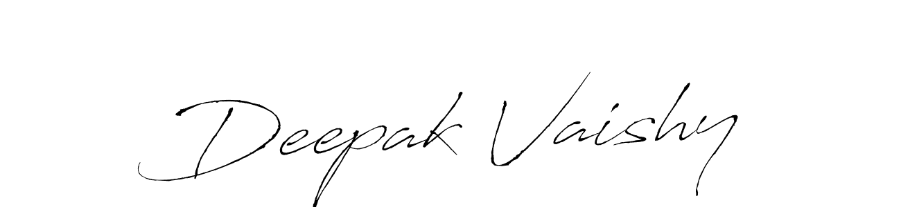 Also we have Deepak Vaishy name is the best signature style. Create professional handwritten signature collection using Antro_Vectra autograph style. Deepak Vaishy signature style 6 images and pictures png