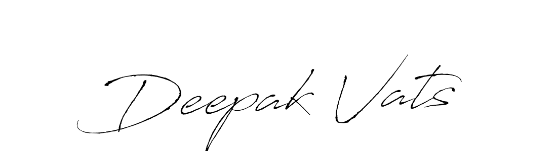 Also we have Deepak Vats name is the best signature style. Create professional handwritten signature collection using Antro_Vectra autograph style. Deepak Vats signature style 6 images and pictures png