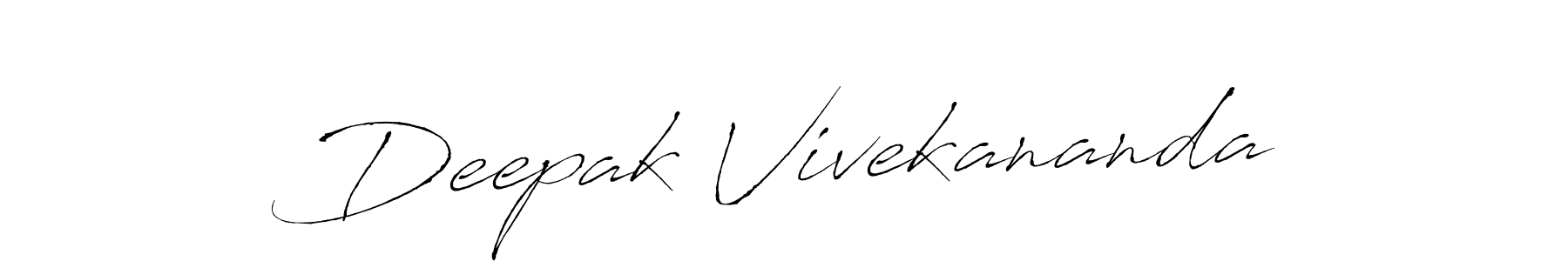 Deepak Vivekananda stylish signature style. Best Handwritten Sign (Antro_Vectra) for my name. Handwritten Signature Collection Ideas for my name Deepak Vivekananda. Deepak Vivekananda signature style 6 images and pictures png