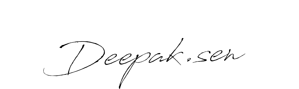 Also we have Deepak.sen name is the best signature style. Create professional handwritten signature collection using Antro_Vectra autograph style. Deepak.sen signature style 6 images and pictures png