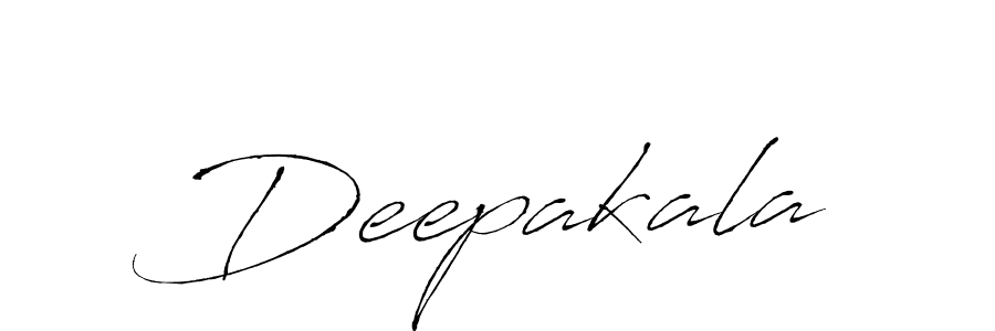 Deepakala stylish signature style. Best Handwritten Sign (Antro_Vectra) for my name. Handwritten Signature Collection Ideas for my name Deepakala. Deepakala signature style 6 images and pictures png