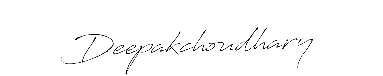 Use a signature maker to create a handwritten signature online. With this signature software, you can design (Antro_Vectra) your own signature for name Deepakchoudhary. Deepakchoudhary signature style 6 images and pictures png