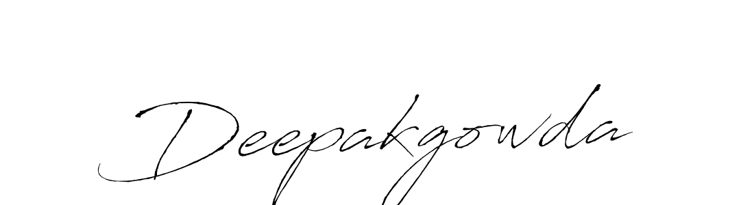 How to make Deepakgowda signature? Antro_Vectra is a professional autograph style. Create handwritten signature for Deepakgowda name. Deepakgowda signature style 6 images and pictures png