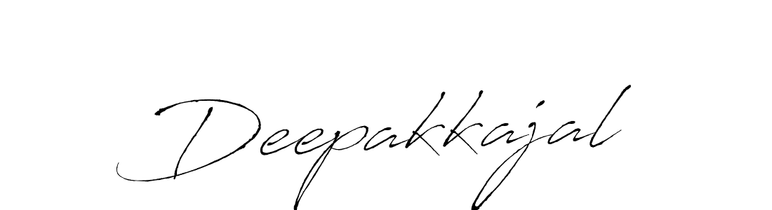 Create a beautiful signature design for name Deepakkajal. With this signature (Antro_Vectra) fonts, you can make a handwritten signature for free. Deepakkajal signature style 6 images and pictures png