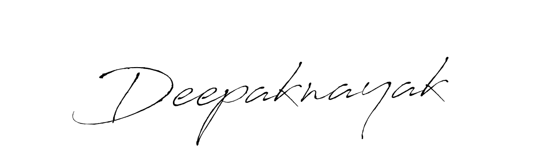 Design your own signature with our free online signature maker. With this signature software, you can create a handwritten (Antro_Vectra) signature for name Deepaknayak. Deepaknayak signature style 6 images and pictures png