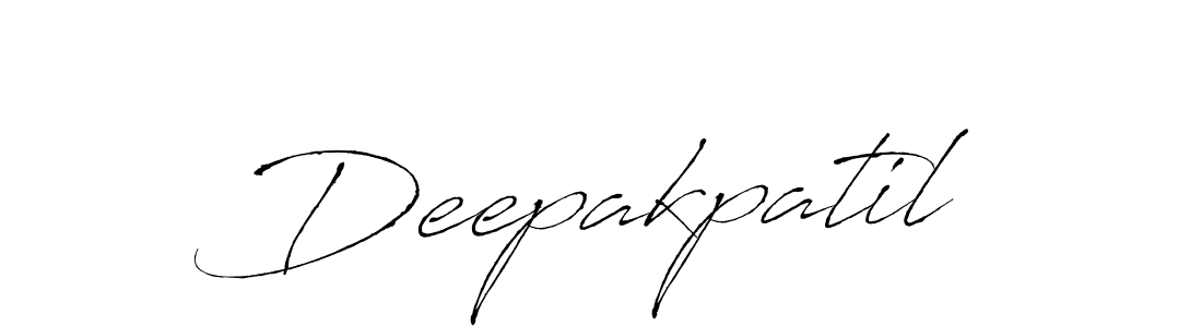 Deepakpatil stylish signature style. Best Handwritten Sign (Antro_Vectra) for my name. Handwritten Signature Collection Ideas for my name Deepakpatil. Deepakpatil signature style 6 images and pictures png