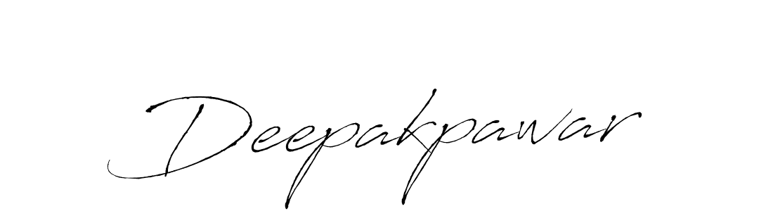 Create a beautiful signature design for name Deepakpawar. With this signature (Antro_Vectra) fonts, you can make a handwritten signature for free. Deepakpawar signature style 6 images and pictures png