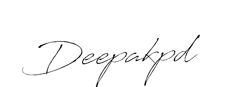 How to make Deepakpd signature? Antro_Vectra is a professional autograph style. Create handwritten signature for Deepakpd name. Deepakpd signature style 6 images and pictures png