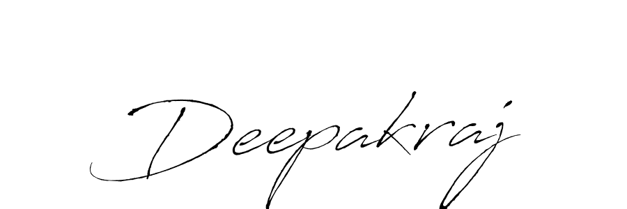 How to make Deepakraj signature? Antro_Vectra is a professional autograph style. Create handwritten signature for Deepakraj name. Deepakraj signature style 6 images and pictures png