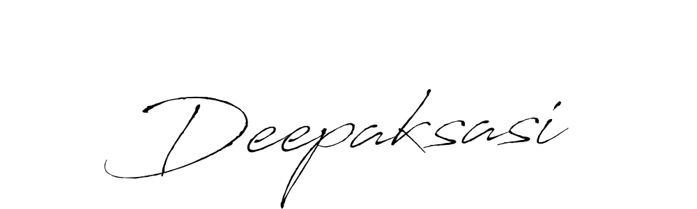 Use a signature maker to create a handwritten signature online. With this signature software, you can design (Antro_Vectra) your own signature for name Deepaksasi. Deepaksasi signature style 6 images and pictures png