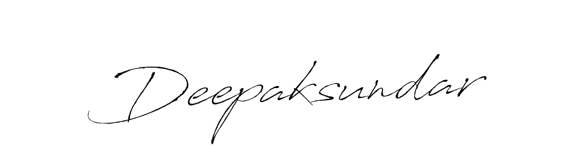 Also we have Deepaksundar name is the best signature style. Create professional handwritten signature collection using Antro_Vectra autograph style. Deepaksundar signature style 6 images and pictures png