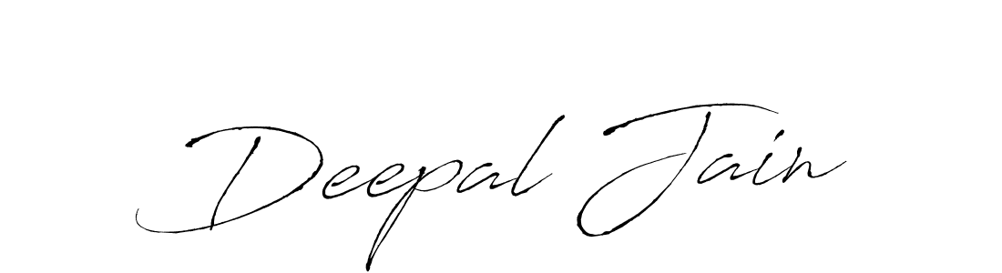 How to make Deepal Jain name signature. Use Antro_Vectra style for creating short signs online. This is the latest handwritten sign. Deepal Jain signature style 6 images and pictures png