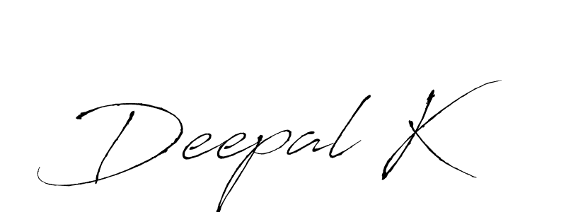 Also You can easily find your signature by using the search form. We will create Deepal K name handwritten signature images for you free of cost using Antro_Vectra sign style. Deepal K signature style 6 images and pictures png