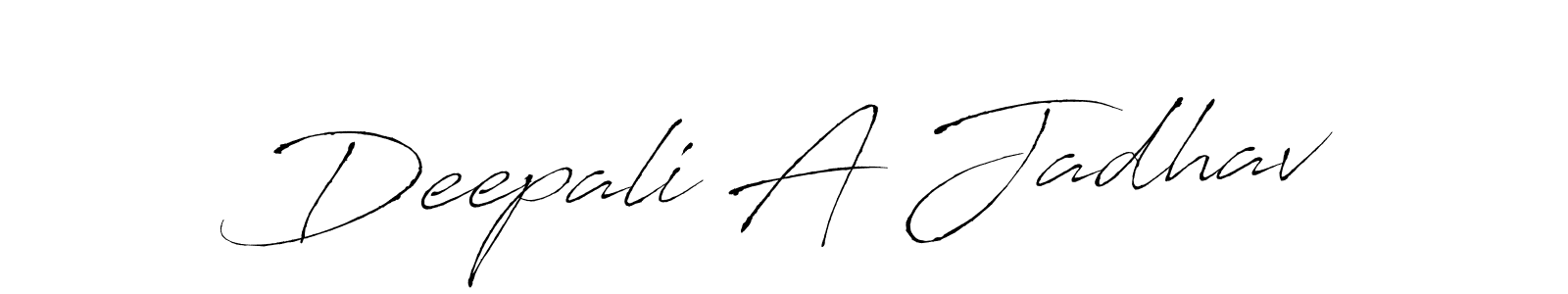 It looks lik you need a new signature style for name Deepali A Jadhav. Design unique handwritten (Antro_Vectra) signature with our free signature maker in just a few clicks. Deepali A Jadhav signature style 6 images and pictures png