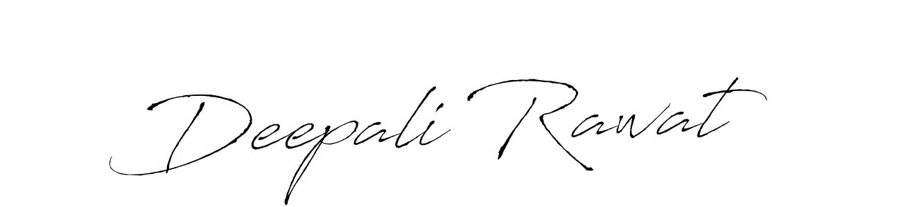 The best way (Antro_Vectra) to make a short signature is to pick only two or three words in your name. The name Deepali Rawat include a total of six letters. For converting this name. Deepali Rawat signature style 6 images and pictures png