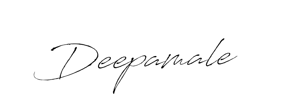 Create a beautiful signature design for name Deepamale. With this signature (Antro_Vectra) fonts, you can make a handwritten signature for free. Deepamale signature style 6 images and pictures png