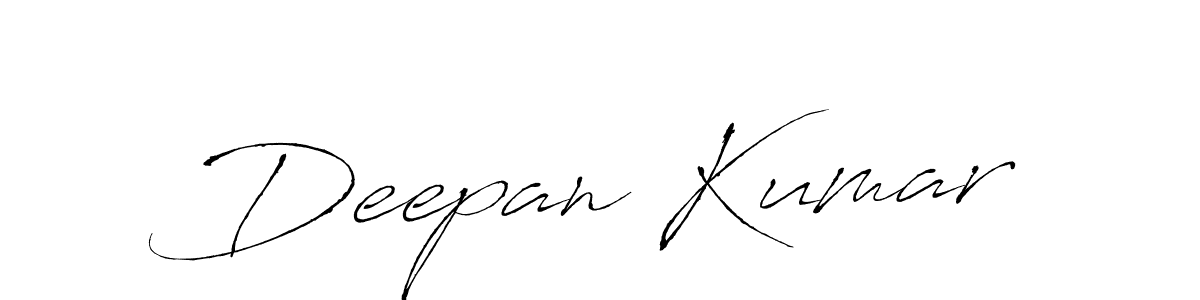 Make a beautiful signature design for name Deepan Kumar. With this signature (Antro_Vectra) style, you can create a handwritten signature for free. Deepan Kumar signature style 6 images and pictures png