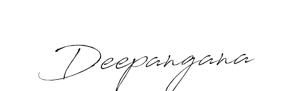 Design your own signature with our free online signature maker. With this signature software, you can create a handwritten (Antro_Vectra) signature for name Deepangana. Deepangana signature style 6 images and pictures png