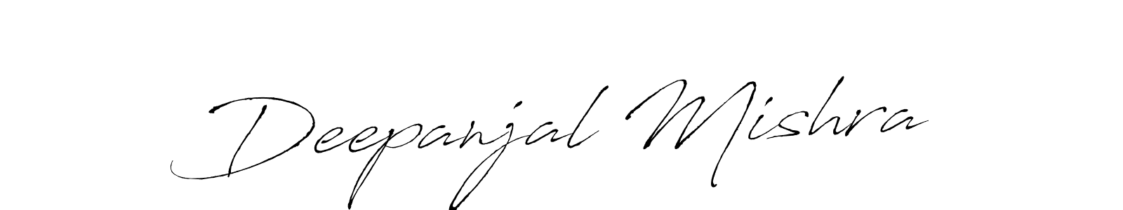 Design your own signature with our free online signature maker. With this signature software, you can create a handwritten (Antro_Vectra) signature for name Deepanjal Mishra. Deepanjal Mishra signature style 6 images and pictures png