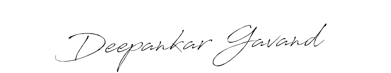 Design your own signature with our free online signature maker. With this signature software, you can create a handwritten (Antro_Vectra) signature for name Deepankar Gavand. Deepankar Gavand signature style 6 images and pictures png