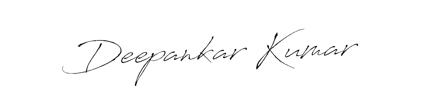 Create a beautiful signature design for name Deepankar Kumar. With this signature (Antro_Vectra) fonts, you can make a handwritten signature for free. Deepankar Kumar signature style 6 images and pictures png