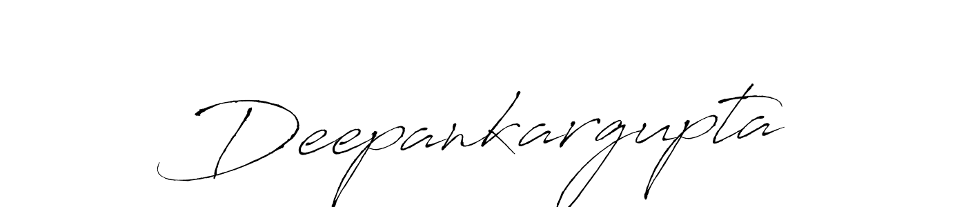 How to make Deepankargupta signature? Antro_Vectra is a professional autograph style. Create handwritten signature for Deepankargupta name. Deepankargupta signature style 6 images and pictures png