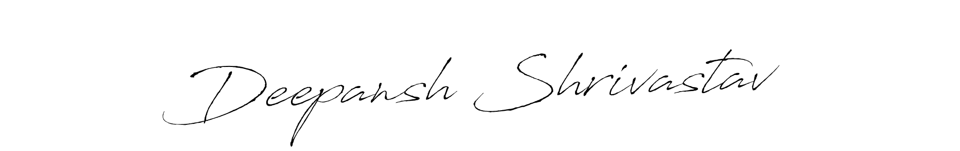 Design your own signature with our free online signature maker. With this signature software, you can create a handwritten (Antro_Vectra) signature for name Deepansh Shrivastav. Deepansh Shrivastav signature style 6 images and pictures png