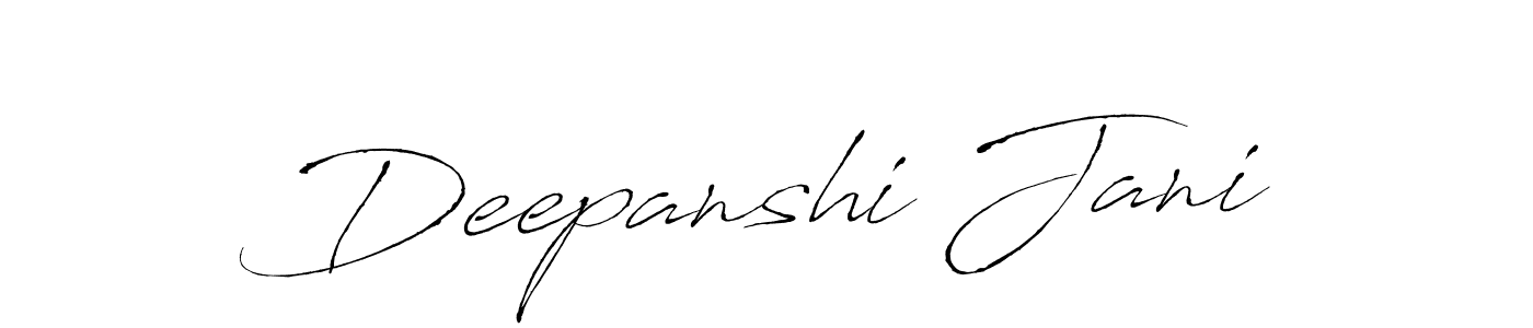 if you are searching for the best signature style for your name Deepanshi Jani. so please give up your signature search. here we have designed multiple signature styles  using Antro_Vectra. Deepanshi Jani signature style 6 images and pictures png